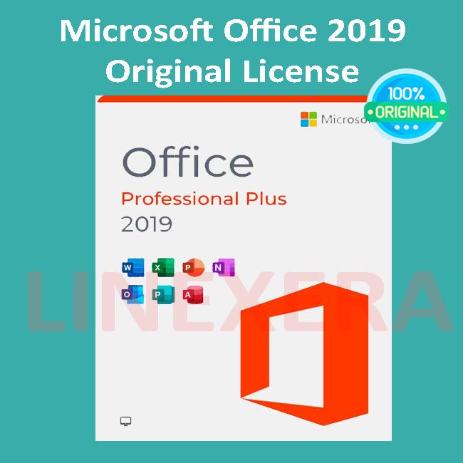 Promo Microsoft Office 2019 Original Professional Plus License