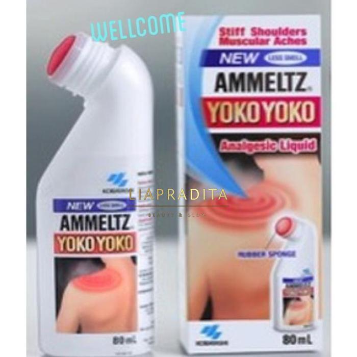 Gambar Kobayashi | New Ammeltz Yoko Yoko Analgesic Liquid [Less Smell] 80Ml - 1 box dari liapradita undefined 3 Tokopedia