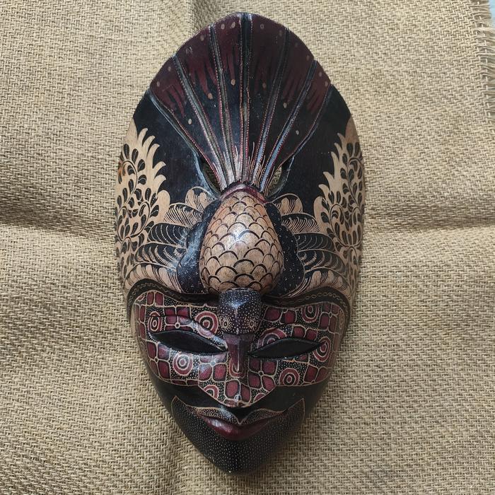Gambar Topeng Kembang Krawang XL dari Pratama Batik Craft undefined Tokopedia