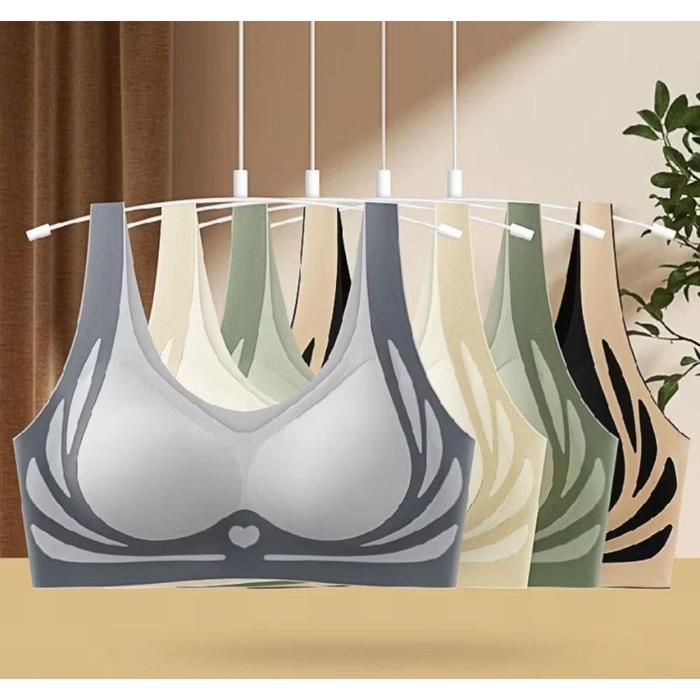 Gambar Veimia--Pakaian Dalam Pengencang Payudara Samping Wanita Bra Push Up Payudara Kecil Yang Dapat Disesuaikan Menjalankan Bra Cup SC - MOTIF, M dari Heilnos undefined Tokopedia