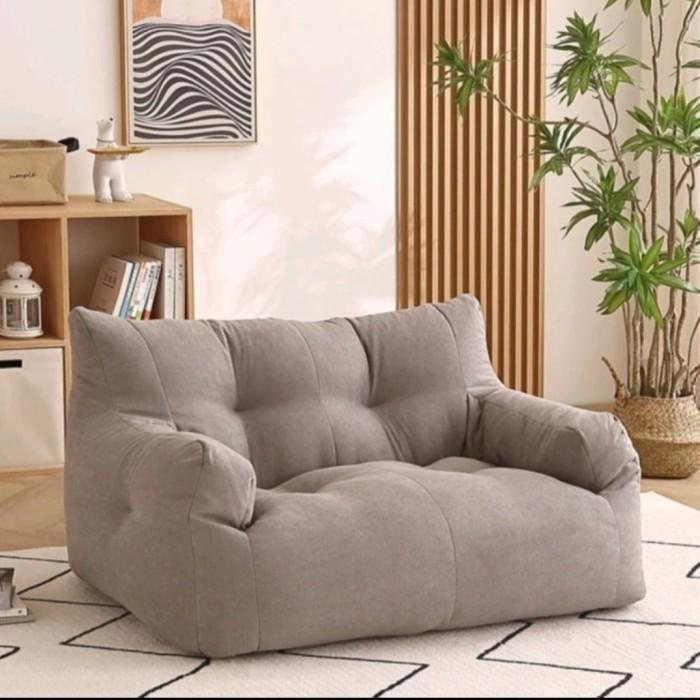 Gambar Bean Bag Santai Sofa Malas Berkualitas - Abu Muda dari BESTGROSIRJAKARTA undefined Tokopedia