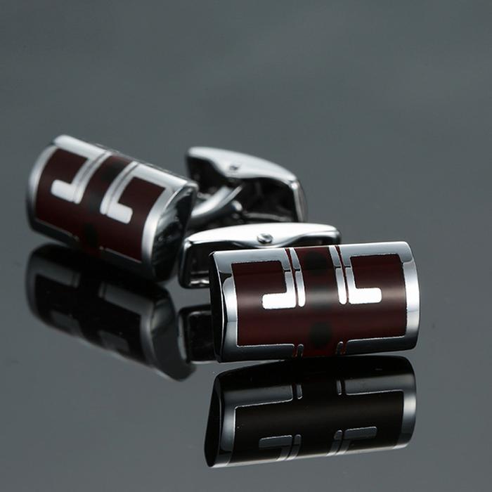 Gambar TOMMY CUFFLINK - kancing manset kancing lengan kemeja - 14 RED&SLVPATRN dari Toko 1973 undefined Tokopedia
