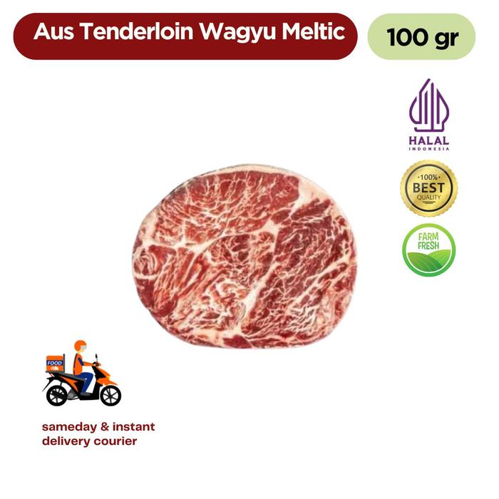 Gambar 100 gr Steak Wagyu Meltic Sirloin dan Tenderloin - tenderloin  dari Toko Daging Queenbeef undefined Tokopedia