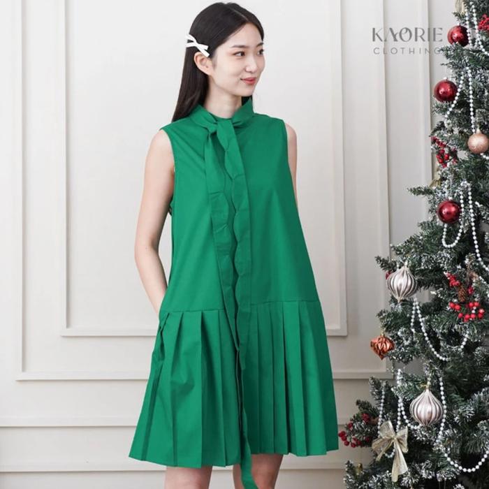 Gambar Tilly Dress kaorie mini dress wanita - GREEN dari LOST AND FOUND SHOPPE undefined Tokopedia