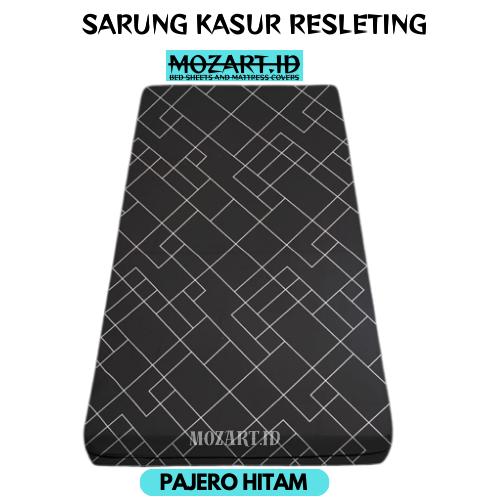 Gambar Sarung kasur busa resleting 140x200x20 - Sprei resleting 140x200x20 - PAJERO HITAM dari Mozart id undefined Tokopedia