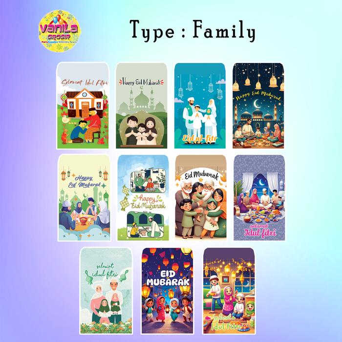 Gambar (1Pak Isi 10Pcs) Amplop Idul Fitri Remaja Uk M, angpao lebaran karakter remaja uk M, amplop lebaran unik, amplop lebaran karakter idul fitri uk M grosir, amplop lebaran 2025 - MUSLIMAH dari Vanila Grosir undefined 5 Tokopedia