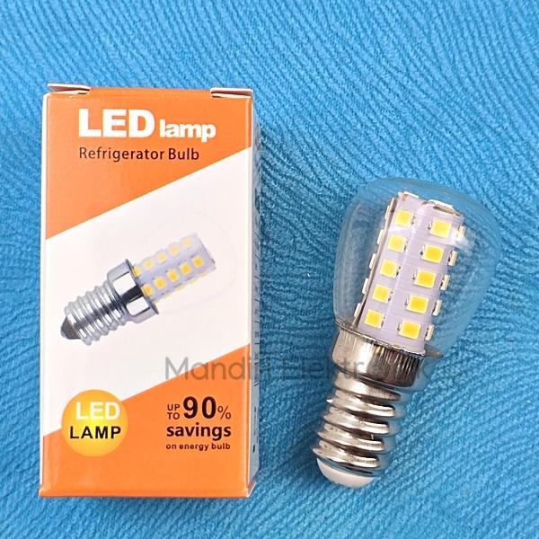 Gambar Lampu Kulkas LED 5 Watt E12 E14 E17 warna Putih Kuning Netral Clear Cover Lampu Hias 3000k 4000k 6500k - E14, WarmWhite dari mandirielektronik02 undefined Tokopedia