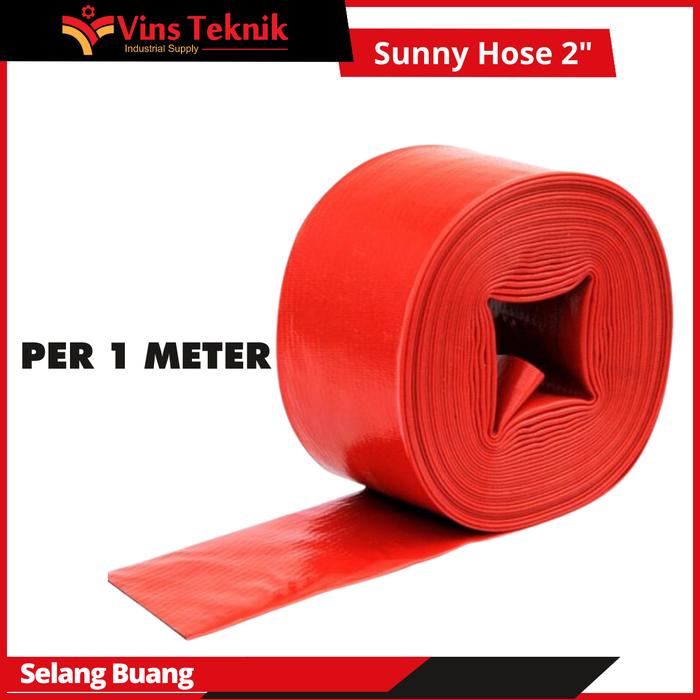 Gambar Selang irigasi selang air pvc selang buang 2 inch sunny hose - 2" METERAN dari VINS TEKNIK undefined Tokopedia