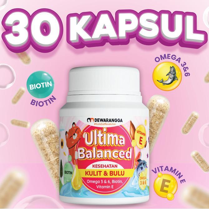 Gambar Ready Vitamin Kucing Ultima Balanced Dewarangga Anti Jamur dan Rontok Kucing - 30 Kapsul dari KHG99 undefined Tokopedia