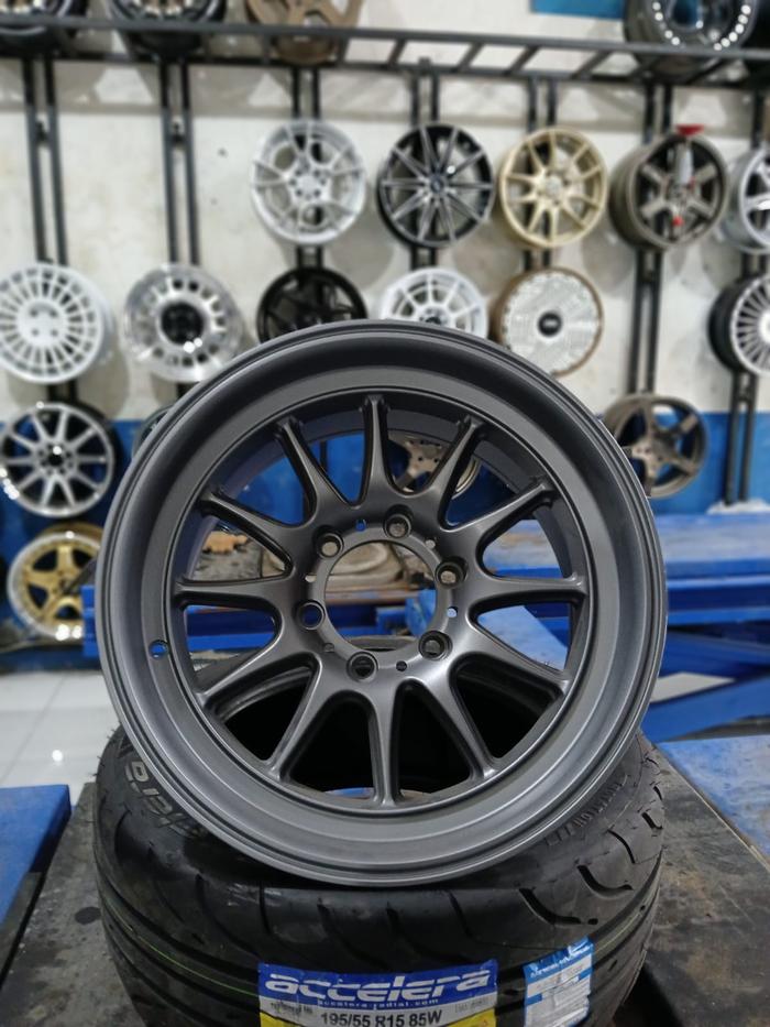 Gambar VELG HSR AMETH 1409B HSR R17X9 H6X139,7 ET0 SANDY GREY Pajero Sport  Hilux Double Fortuner dari NETIZEN velg makassar undefined Tokopedia