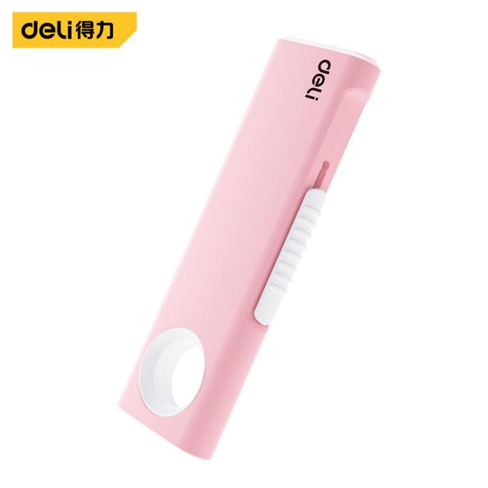 Gambar Deli Tools Pisau Multifungsi Mini Retractable Utility Knife SK5 DL408X - Merah Muda dari Deli Tools Official undefined Tokopedia