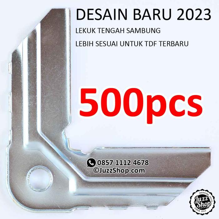 Gambar OJEK - Corner Siku Pojok Ducting TDF Flange - Besi Galvanis - 500 pcs dari JuzzShop undefined Tokopedia