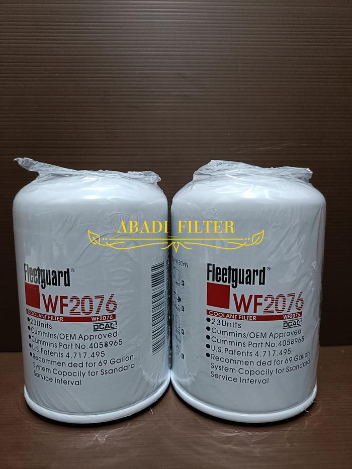 Gambar Coolant Filter FLEETGUARD WF2076 / WF 2076 dari ABADI FILTER undefined Tokopedia