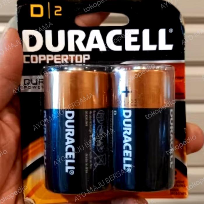 Gambar DURACELL SIZE D R20 1,5V ALKALINE BATERAI ALKALINE 1.5V TYPE D DURACEL dari AYO MAJU BERSAMA 2 undefined Tokopedia