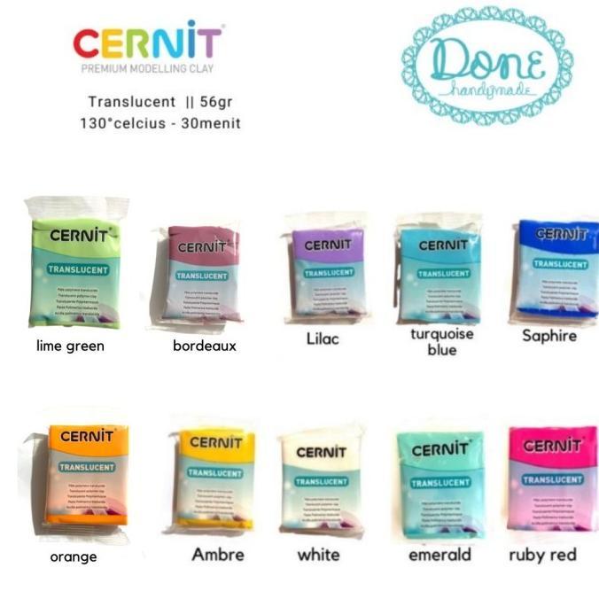Gambar Polymer Clay Jual Bahan Clay Jual Modelling Tools Cernit Translucent - ruby red dari PT Prima Trikarya undefined Tokopedia
