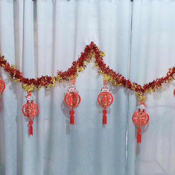 Gambar slinger lmlek / garlan imlek / pajangan slinger imlek - tulisan dari miracle3 undefined Tokopedia