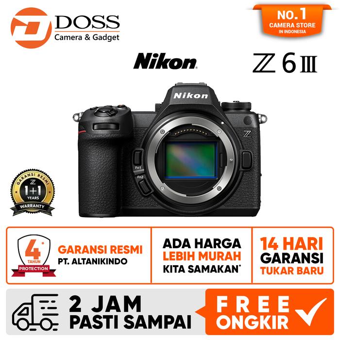 Gambar Nikon Z6 III Nikon Z6III Nikon Z6 Mark III Body Only Mirrorless Camera - StandardPackage dari DOSS Camera & Gadget undefined Tokopedia