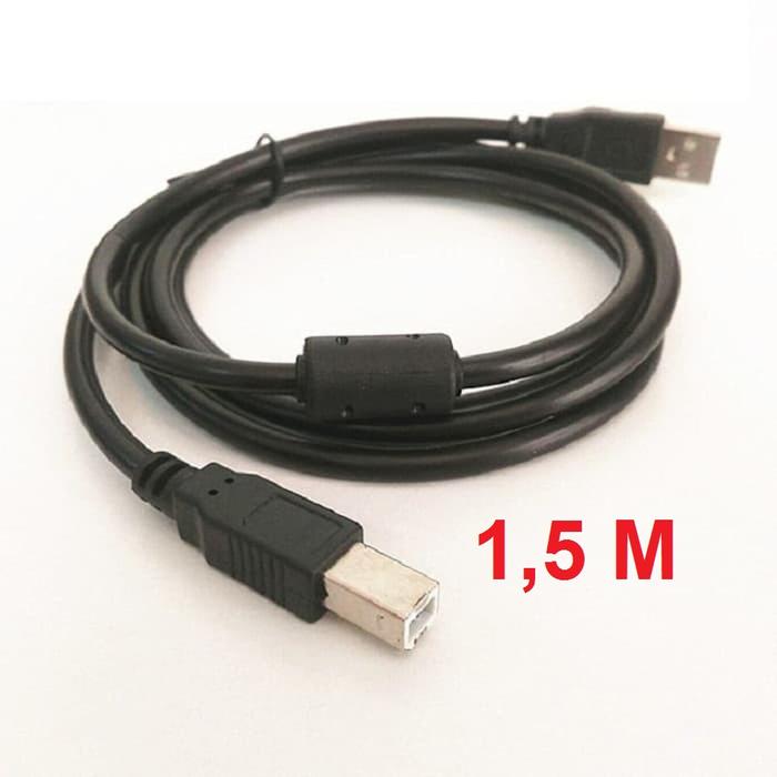 Gambar KABEL USB PRINTER BERKUALITAS USB A Male TO USB B Mal - 1,5 METER dari dadod undefined Tokopedia