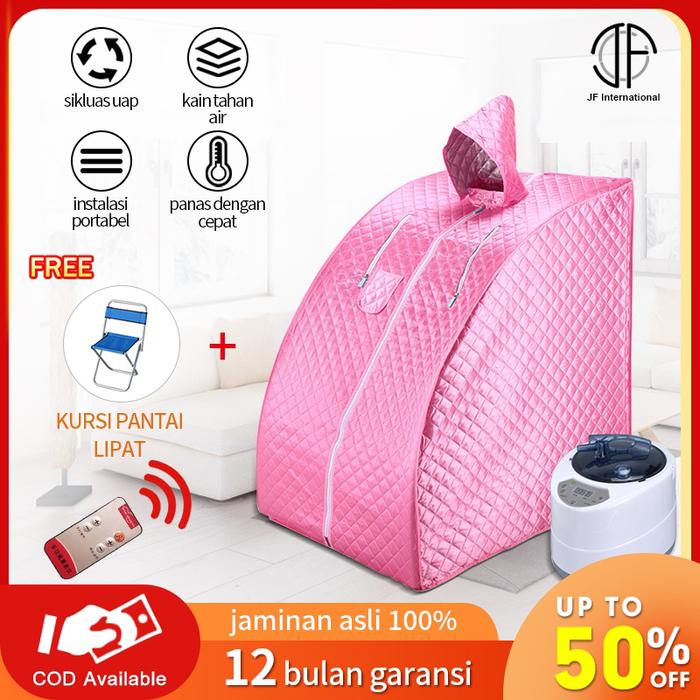 Gambar JF ALAT SAUNA PORTABEL/SAUNA ROOM PORTABLE/REMOTE CONTROL-Merah Muda - Pink*1 dari JF Internasional undefined Tokopedia