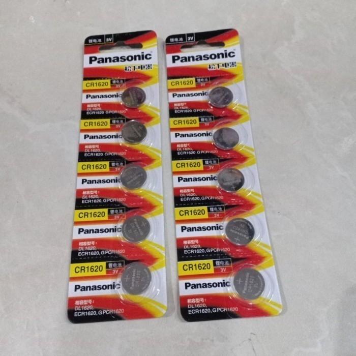 Gambar Baterai 3V Panasonic CR1620 CR 1620 Gosend Grab Remot Mobil Jam dari aneka barang murah 2 undefined Tokopedia