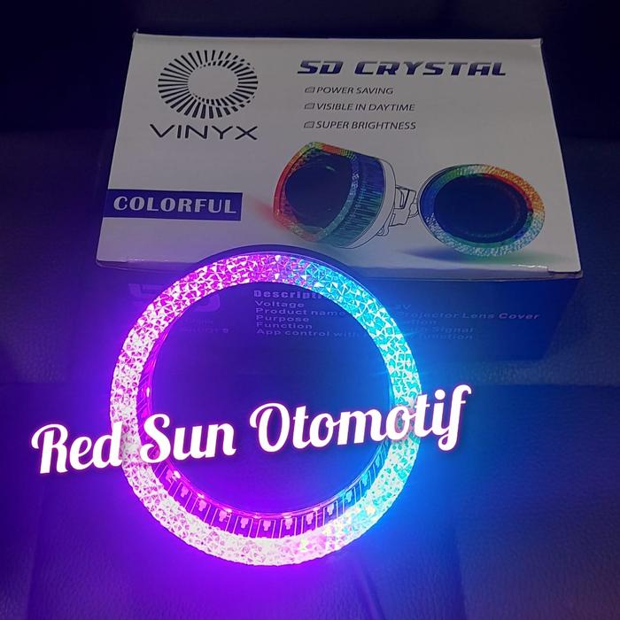Gambar Shroud VINYX RGB Biled projie Projector RGB Bluetooth hp 2.5 2,5 3 inch Bulat Bmw Klasik Satuan - Bulat, 2,5 inch dari Red Sun Otomotif undefined Tokopedia