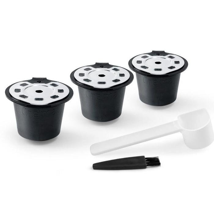 Gambar PRODUK UNGGULAN!! 1 Set Refillable Coffee Capsule Stainless Steel Reusable Refill Kapsul For Nespresso Mesin - 1set dari Ghanitronik undefined Tokopedia