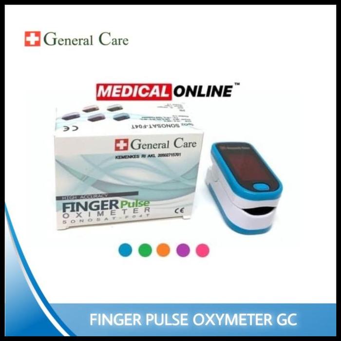 Gambar Terlaris Finger Pulse Oxymeter Gc General Care Oximeter Saturasi Oksigen Good Quality - Biru dari Durta Delima undefined Tokopedia