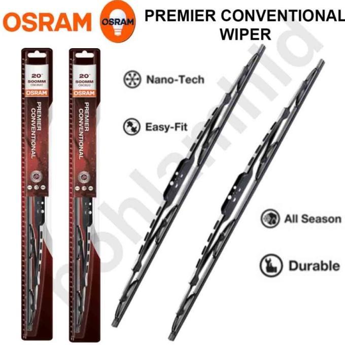 Gambar wiper mobil outlander sport bosch advantage 2pcs 26" 16" (kn - kr) promo sale - Osram Premier, 24 dan 20 dari razzles1 undefined Tokopedia