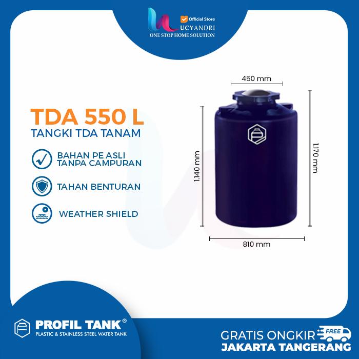 Gambar Tangki Air Tanam 550 L Profil Tank TDA 550T Toren Pendam Under Ground - Biru dari Lucyandri Official undefined Tokopedia