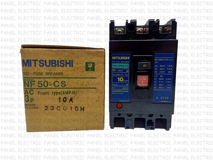 Gambar NO FUSE BREAKER NFB MCCB 3P MITSUBISHI NF50-CS NF 50CS 10A/15A - 10A dari Panel Electric undefined Tokopedia