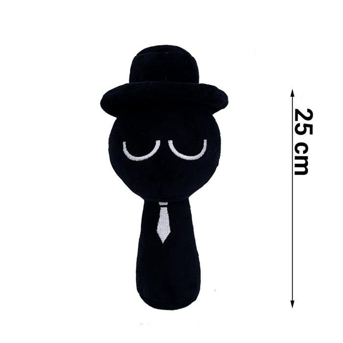 Gambar BONEKA SPRUNKI incredibox Boneka Game Horor Sprunki Pinki Oren Black Mr.Sun - Black  dari Boneka Bagus undefined Tokopedia