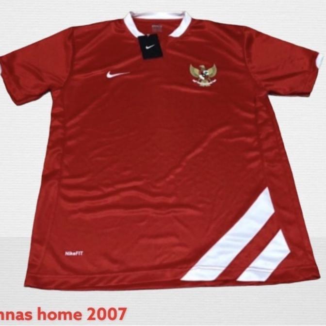 Gambar Terbaru Jersey retro Timnas indonesia 2007 home High Quality - S dari AbibSport undefined Tokopedia