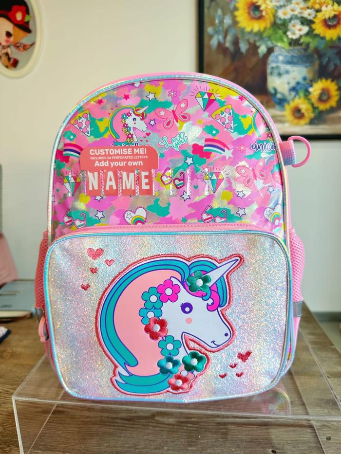 Gambar Tas ransel Anak Sekolah waterproof ukuran SD Fivedreamhouse - unicorn dari rexenindonesia undefined Tokopedia