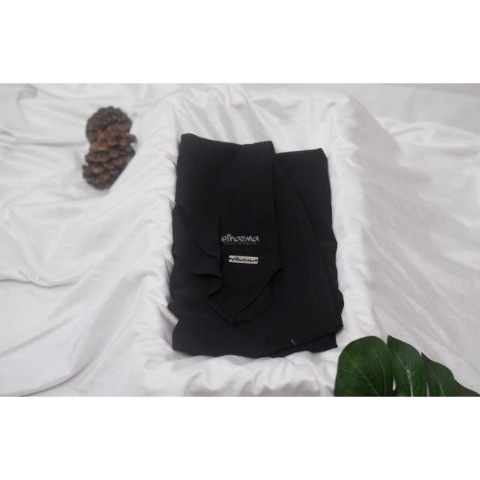 Gambar KHIMAR LANCIP (L) CERUTY 2LAYER JILBAB INSTAN /KHIMAR BY ELHASNA HIJAB BISA FAKTUR! - Hitam dari Sahabat Belanja Sejati undefined Tokopedia