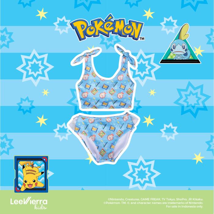 Gambar Pokémon Girls Swimwear, Baju Renang Anak Perempuan - Pokémon Bikini, 9-10 dari leevierrakids undefined Tokopedia