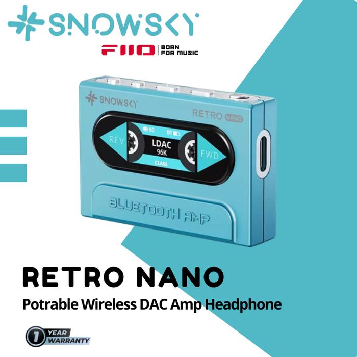 Gambar FiiO Snowsky Retro NANO Portable Wireless Dongle DAC and Headphone Amplifier - Blue dari FiiO Official Store undefined Tokopedia