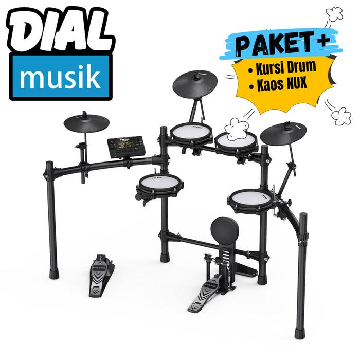 Gambar NUX DM210 Drum Electric - NUX Drum Elektrik DM-210 / DM2 10 / DM2-10 - Drum Only dari Dial Musik undefined Tokopedia