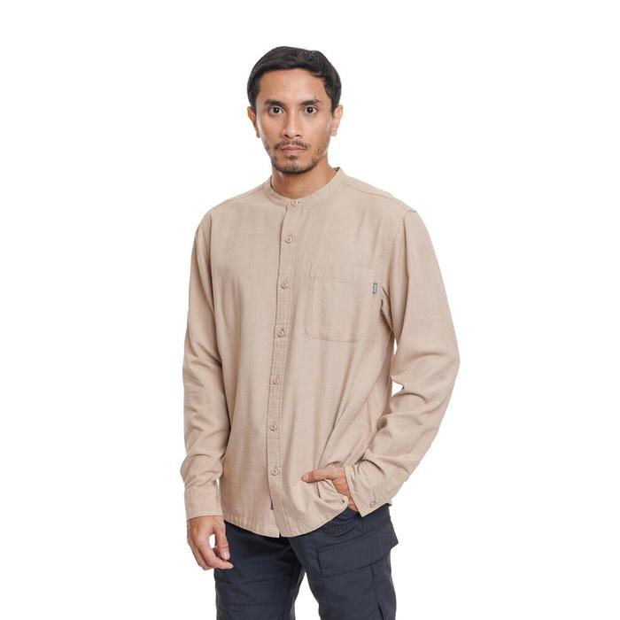 Gambar BAJU KOKO EIGER TAKIAN 2.2 SHIRT LS 91000 9503 Original Kemeja Koko Pria Kasual Keren - BROWN, S dari Mr Radent undefined Tokopedia