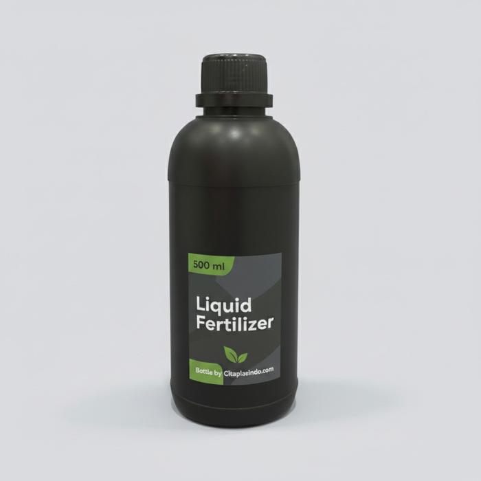 Gambar Botol plastik HDPE + tutup, 500ml, 40gram, hitam dari Citaplasindo undefined Tokopedia