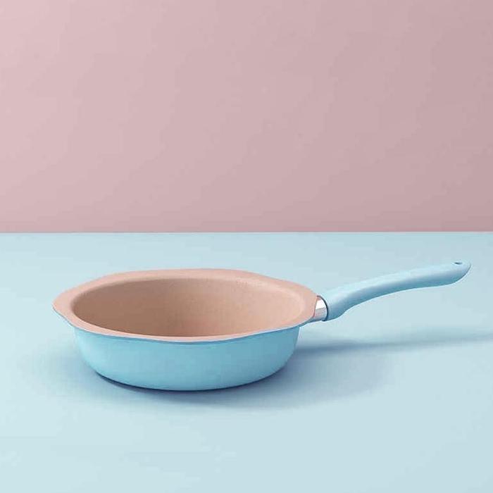 Gambar ESINDO Panci MPASI Full Set 16Cm - Peralatan Panci Bayi Granite Die Cast (Kuat) Tahan Lengket - Biru - Teflon dari rasya Store11 undefined Tokopedia