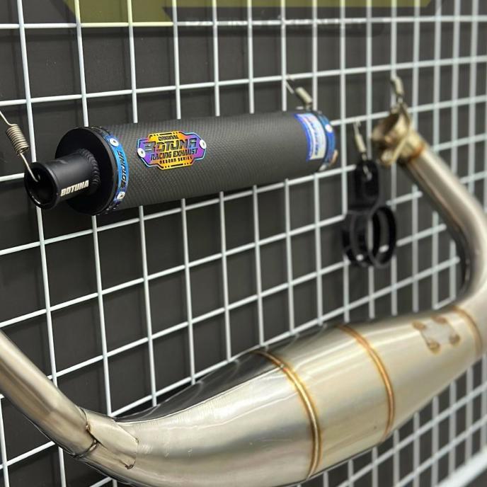 Gambar Knalpot Ninja R Rr Ss Original Botuna Racing Type Press Stainless Carbon Doff - Non Cobra/Std, Ninja RR dari mulaseky undefined Tokopedia