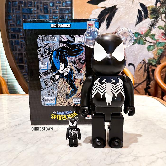 Jual Bearbrick Spiderman Black Costume 100% & 400% Set
