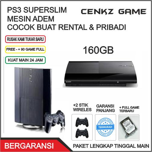 Super Slim Ps3 Amount Jual PS3 SUPER SLIM SERI 4000X FULL GAME HDD