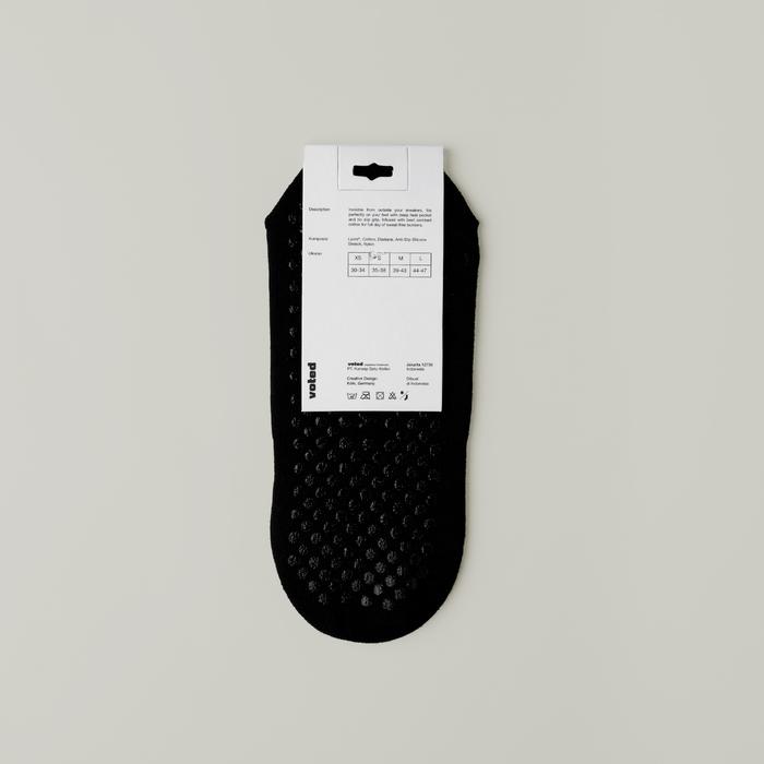 Gambar VOTED Socks Kaos Kaki Anti Slip Olahraga Yoga - BLACK dari Voted Official undefined Tokopedia