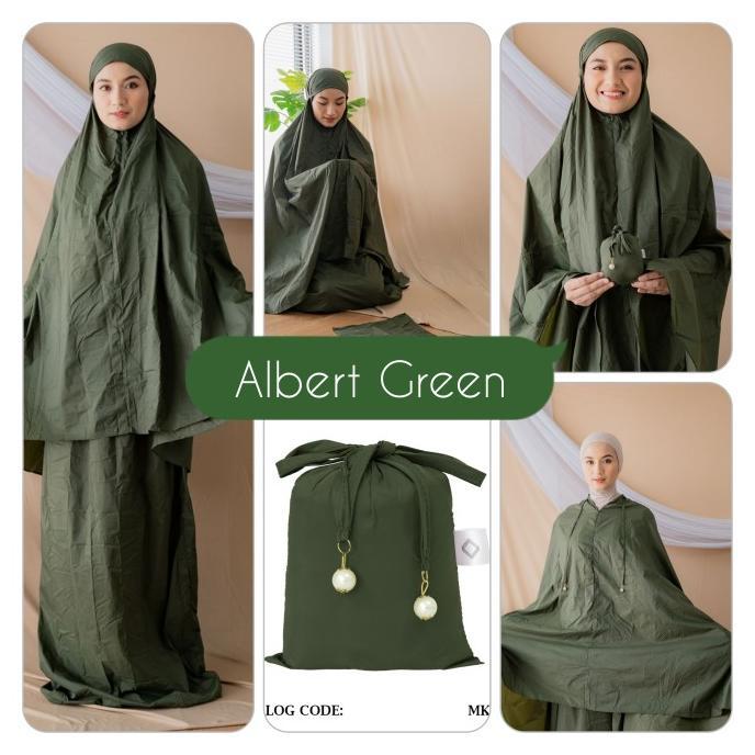 Gambar Ready Mukena Travelling 2 in 1 Parasut Korea by Alif + Pouch +Sajadah terlaris - Albert Green dari Nap-nap undefined Tokopedia