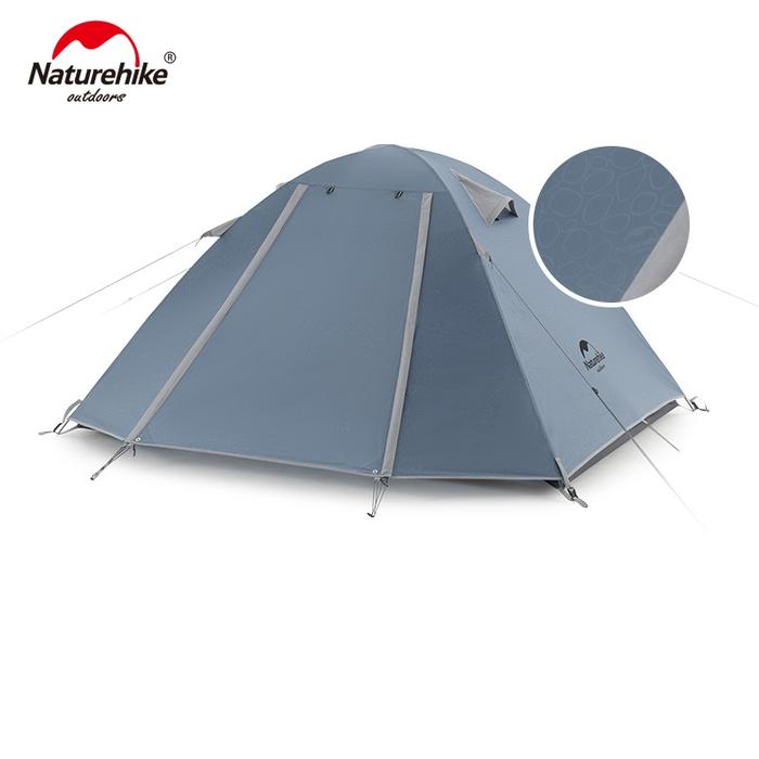 Gambar Tenda Naturehike Professional 2 Orang NH18Z022-P Tenda Camping Ultralight Dome Double Layer 2P Kapasitas 2 Pro - Storm Blue, 2P dari Nayaka Outdoor undefined Tokopedia