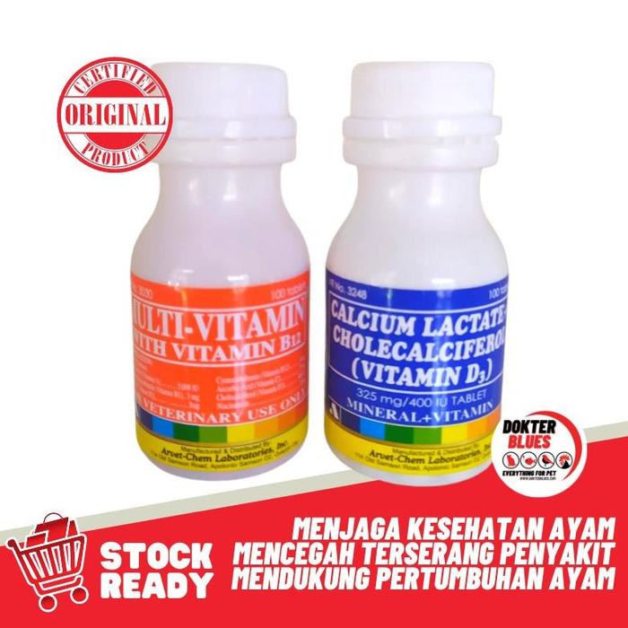 Gambar Paket MULTIVITAMIN & CALCIUM LACTATE Ayam Bangkok Filipin Laga Aduan dari LAANDCHIP undefined Tokopedia