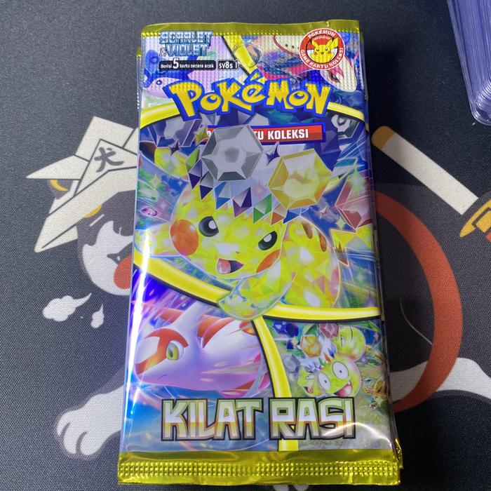 Gambar Kartu Pokemon TCG ID SV8S Scarlet Violet Kilat Rasi Booster Pack / Set Kolektor Box Indonesia Electric Breaker / Paradise Dragona - Single Pack dari MG Card Lab undefined Tokopedia