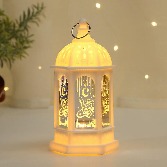 Gambar Lentera Lampu Led Muslim Hexagon Msm - Putih  dari Sbarli Shop undefined Tokopedia