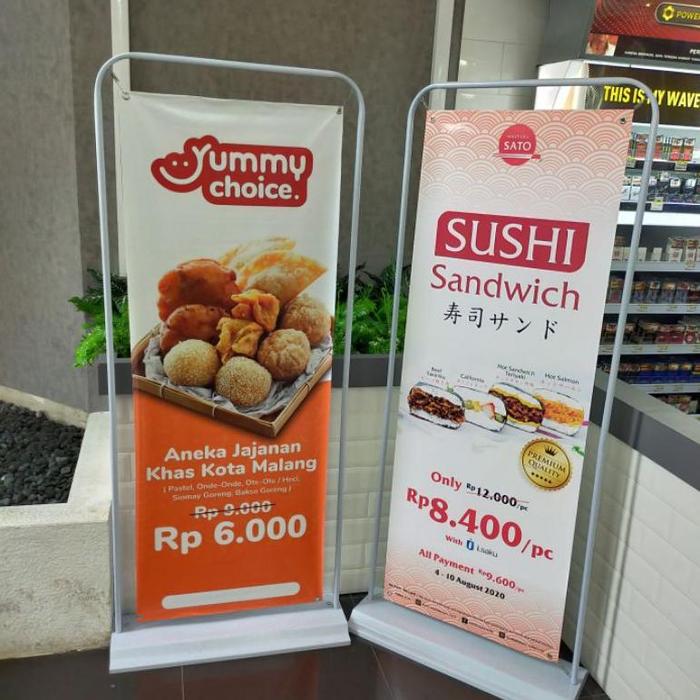 Gambar PROMO!!! Doorframe Standing Banner, Stand Banner Besi Indoor Outdoor, Frame Display Spanduk Gantung/Cantel - PAKET PREMIUM dari PT. TREXO PERSADA undefined Tokopedia